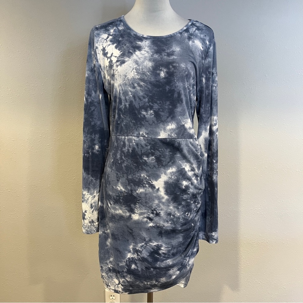 C+D+M Tie-Dye Long Sleeve mini Dress size extra large‎